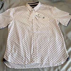 Level Ten casual button down short sleeve shirt XL
